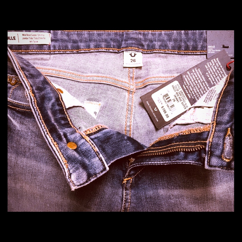True Religion (Halle) super skinny jeans